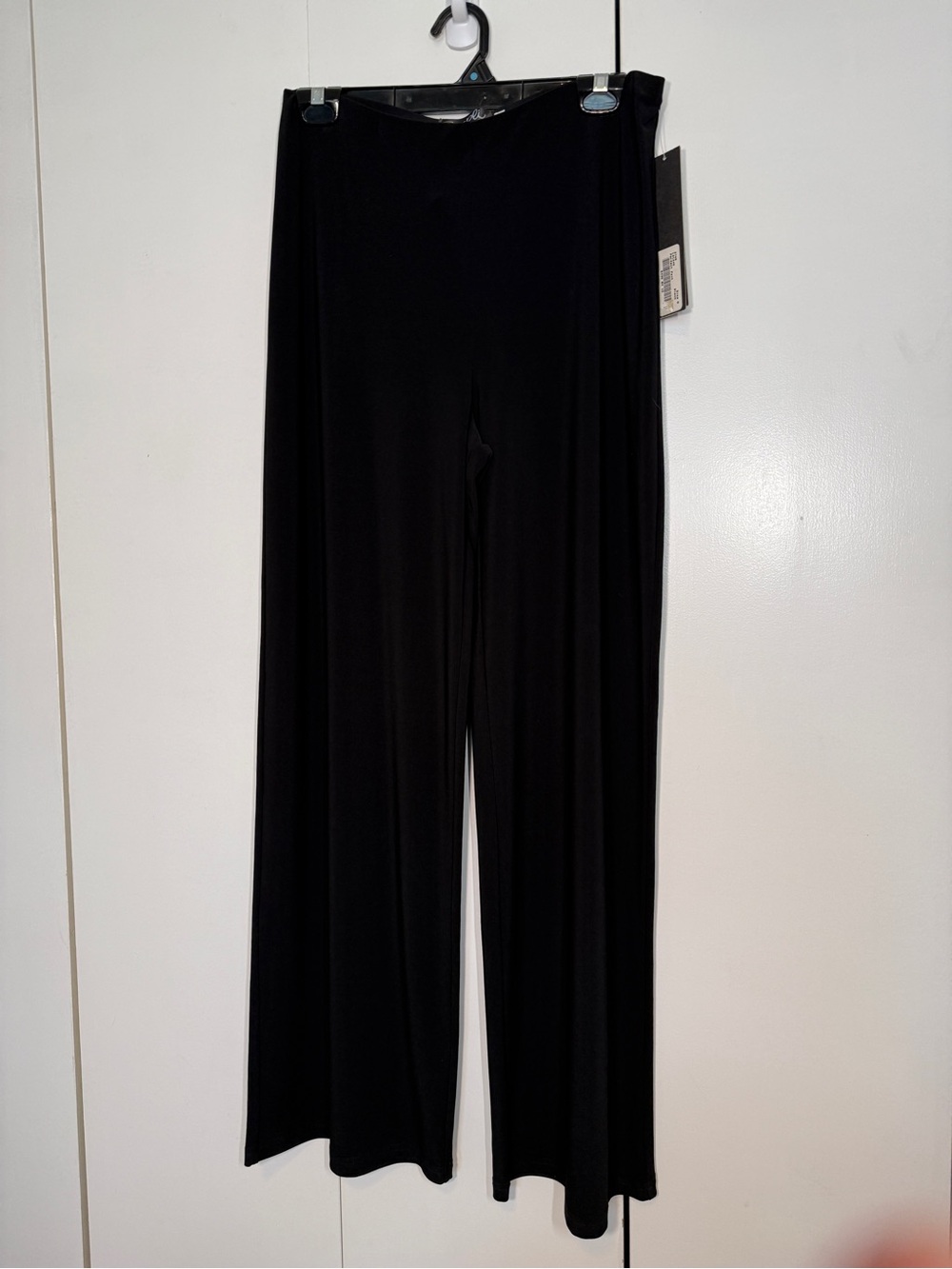 Sympli Black Wide-Leg Pull-On Pants